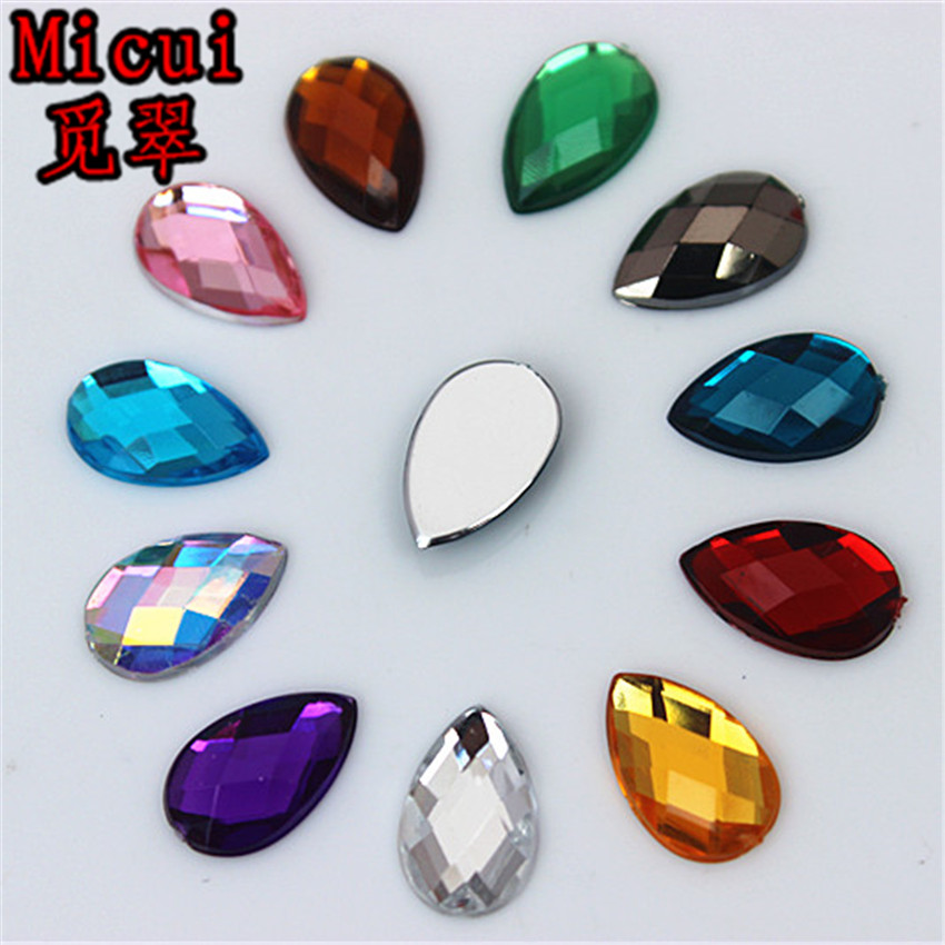 Micui 200pcs 8*13mm Mix Color Drop Rhinestones Flat Back Acrylic Rhinestones Crystals Stones Glue On Strass Beads DIY ZZ716
Micui 200pcs 8*13mm Mix Color Drop Rhinestones Flat Back Acrylic Rhinestones Crystals Stones Glue On Strass Beads DIY ZZ716