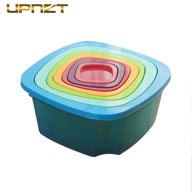 7pc/set Rainbow Storage Bins Refrigerator Storage Box Containers with Lid for Kitchen Fridge Cabinet Freezer Organizer
7pc/set Rainbow Storage Bins Refrigerator Storage Box Containers with Lid for Kitchen Fridge Cabinet Freezer Organizer