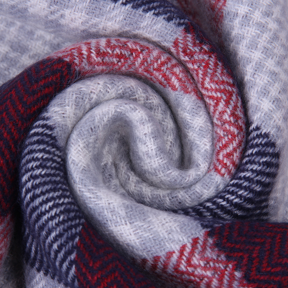 Wholesale-and winter new ladies cashmere scarf double-sided lattice collar women's houndstooth tassels thick warm air conditioning shawl
Wholesale-and winter new ladies cashmere scarf double-sided lattice collar women's houndstooth tassels thick warm air conditioning shawl