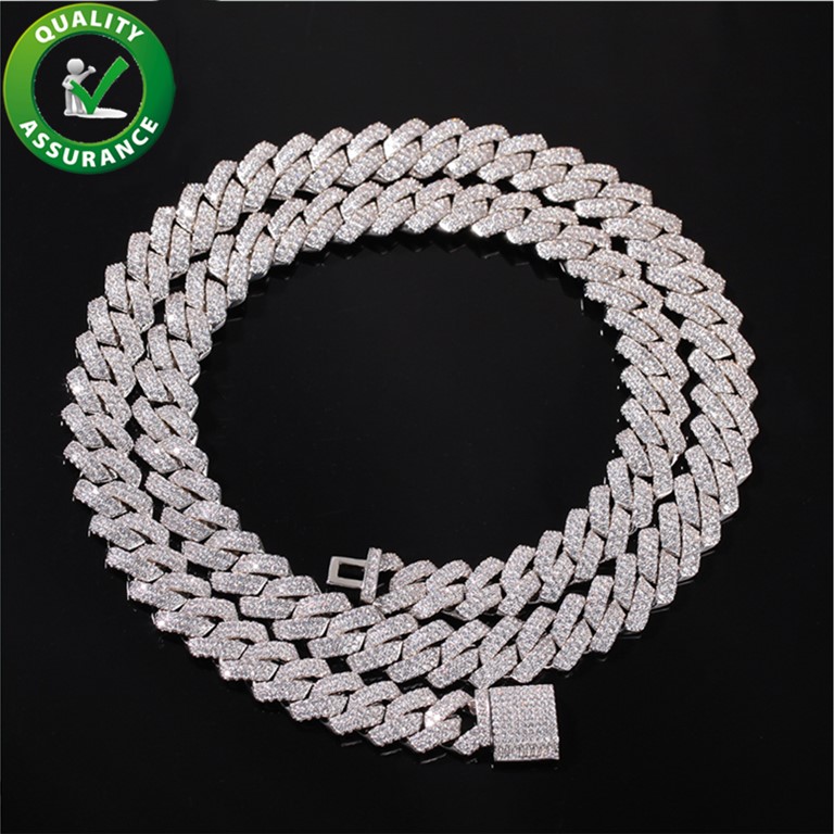 Miami Cuban Link Chain 13MM Luxury Designer Jewelry Mens Necklace Iced Out Chains Bling Diamond Hip Hop Rapper Gold Silver Fashion Charm Accessories
Miami Cuban Link Chain 13MM Luxury Designer Jewelry Mens Necklace Iced Out Chains Bling Diamond Hip Hop Rapper Gold Silver Fashion Charm Accessories