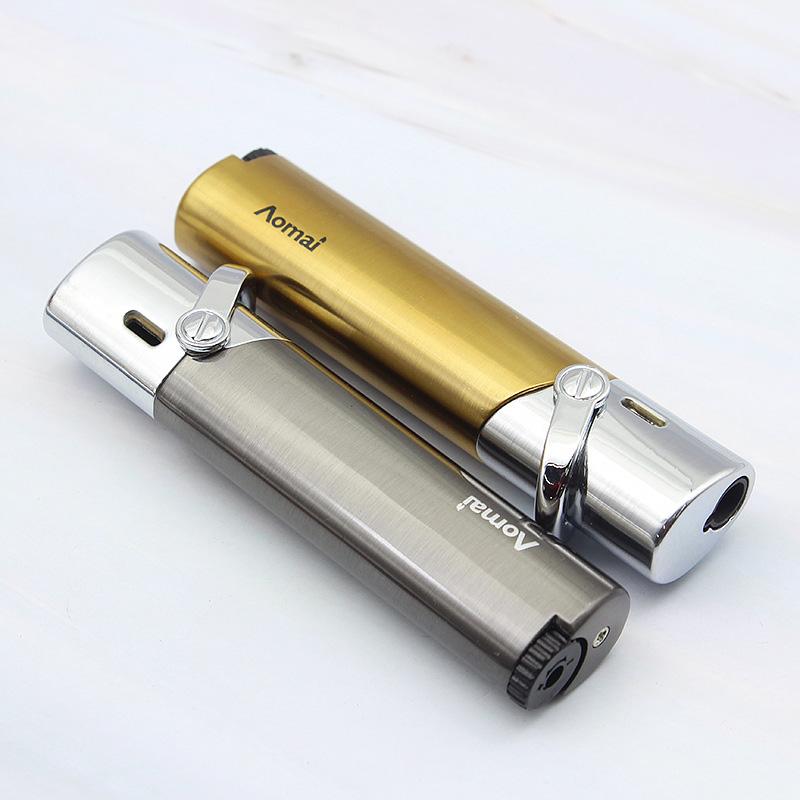 Water droplet column single straight lighter Pipe cigar inflatable windproof lighter Torch igniter can be customized logoGood
Water droplet column single straight lighter Pipe cigar inflatable windproof lighter Torch igniter can be customized logoGood