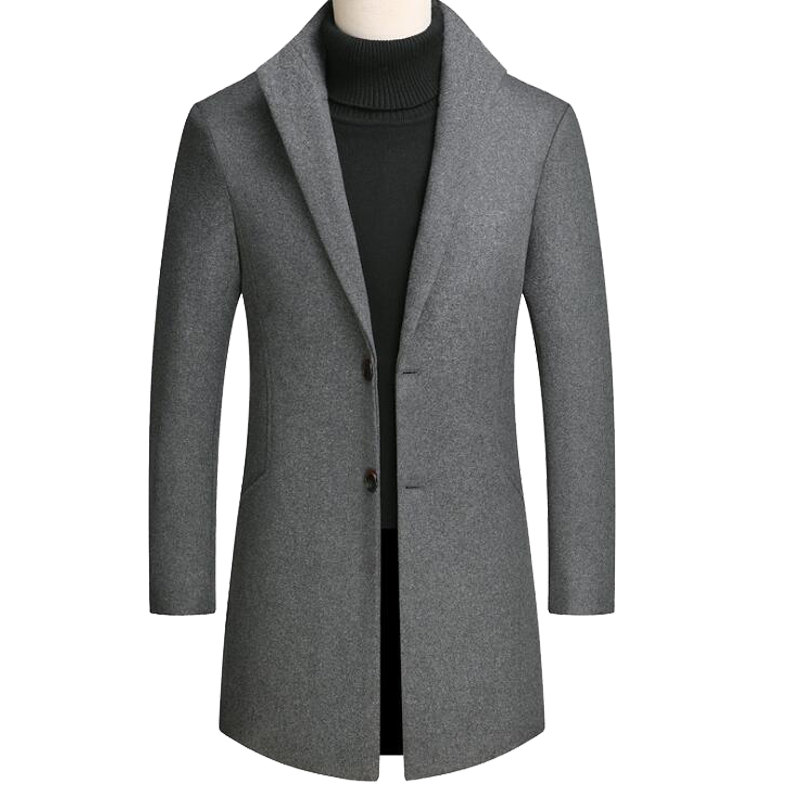4XL Winter Woolen Coat Men Leisure Long Sections Woolen Coats Mens Pure Color Fashion Jackets Casual Men Overcoat P82607, Black
4XL Winter Woolen Coat Men Leisure Long Sections Woolen Coats Mens Pure Color Fashion Jackets Casual Men Overcoat P82607, Black