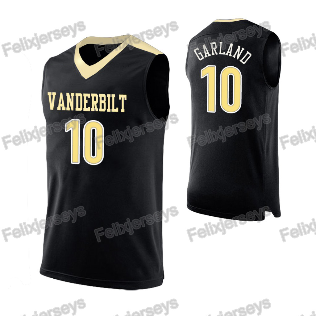 10 Darius Garland Vanderbilt Commodores College Basketball Jersey Darius Garlan…