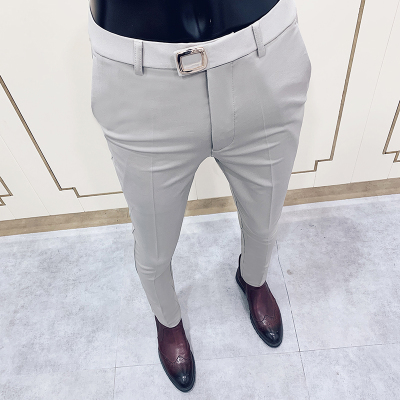 Spring new fall casual casual nine points suit pants men's slim feet men's Korean trend business free ironing trousers, Black
Spring new fall casual casual nine points suit pants men's slim feet men's Korean trend business free ironing trousers, Black