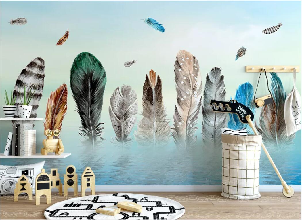3d room wallpaper custom photo mural Modern minimalist mediterranean feather background wall decorative painting wallpaper for walls 3 d, Non-woven fabric
3d room wallpaper custom photo mural Modern minimalist mediterranean feather background wall decorative painting wallpaper for walls 3 d, Non-woven fabric