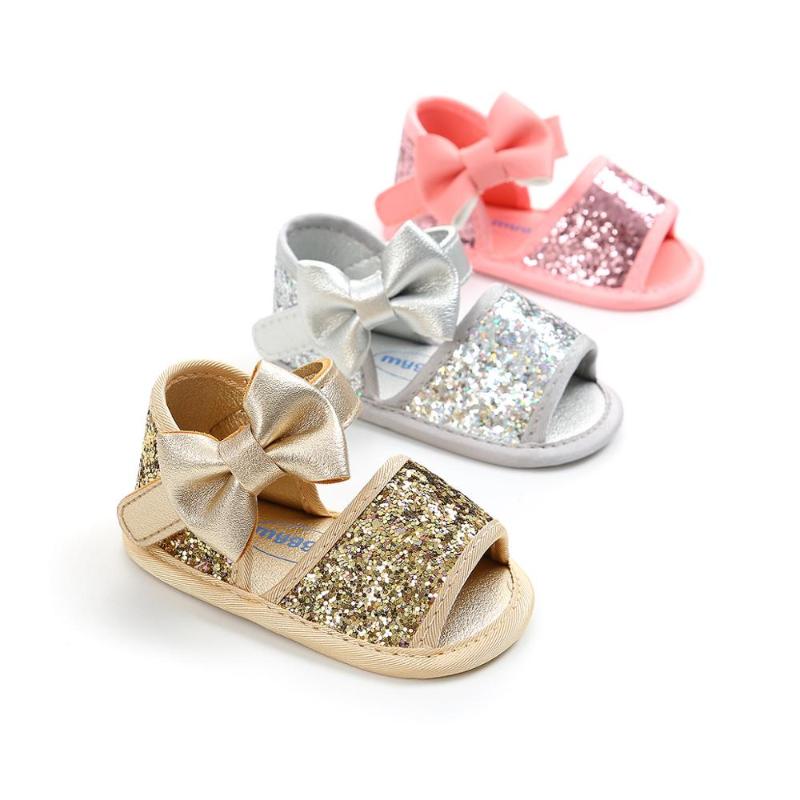 Infant Summer Girls Shoes Sequins Sandals For Baby Bow knot Baby sandals Kids Shoes Crib Soft Causal Anti Slip, B1
Infant Summer Girls Shoes Sequins Sandals For Baby Bow knot Baby sandals Kids Shoes Crib Soft Causal Anti Slip, B1