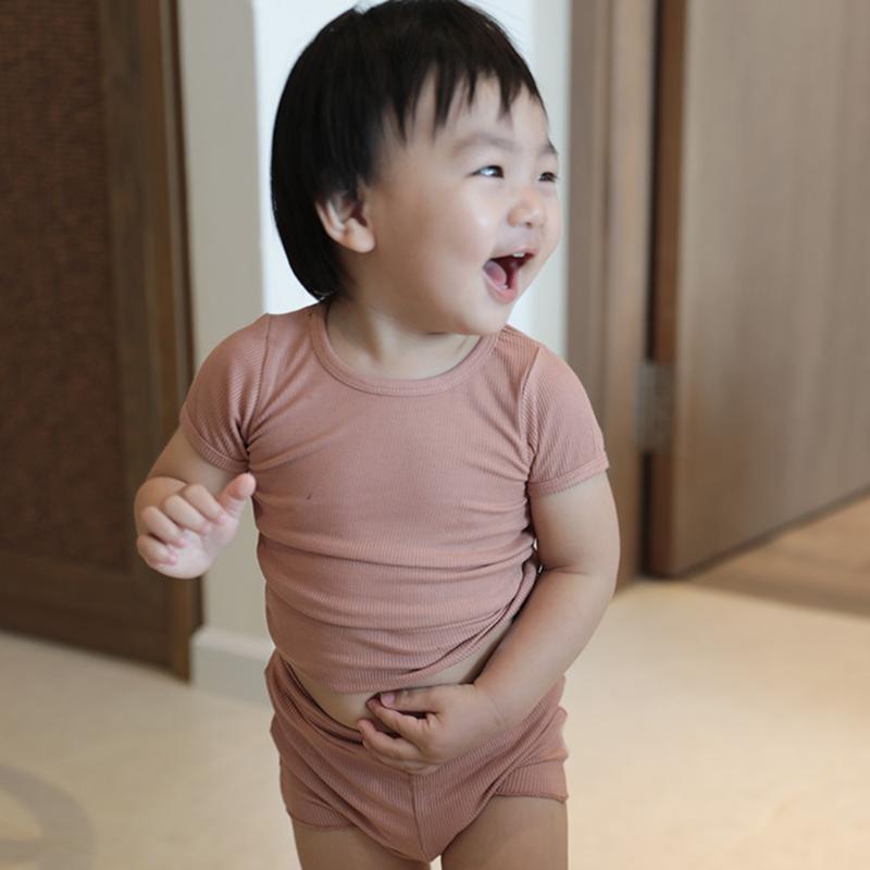 Kids Boys homewear Girls Clothes 2pcs Baby Pajamas Summer Short Sleeved Set Solid candy color casual Children's Sleepwear DTZ487, 01
Kids Boys homewear Girls Clothes 2pcs Baby Pajamas Summer Short Sleeved Set Solid candy color casual Children's Sleepwear DTZ487, 01