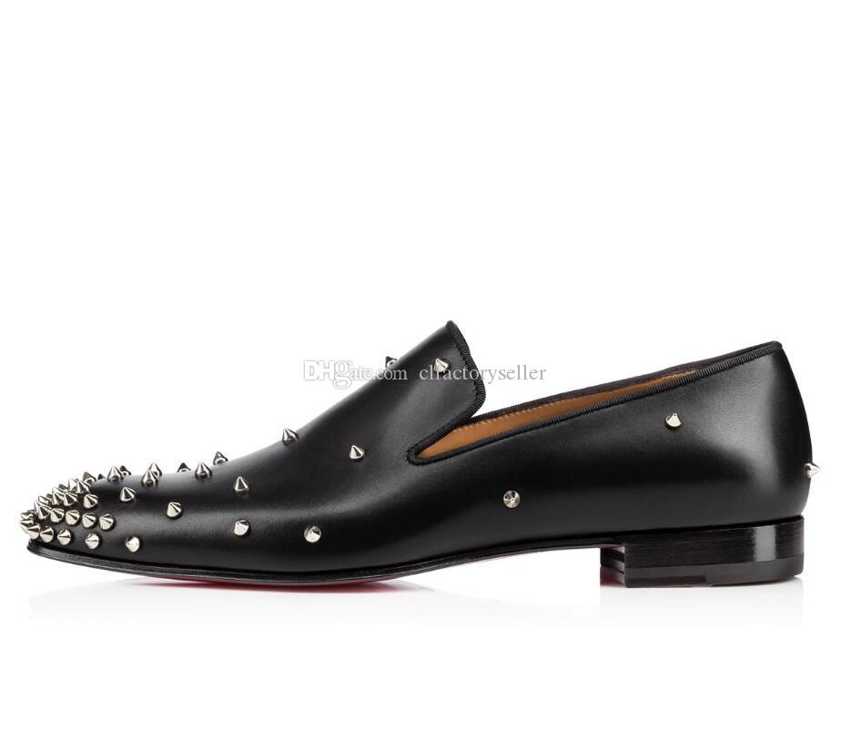 Luxury Designer Mens Red Soles Style Men Dress Degra Red Bottom Flat With strass Lowtop Fashion Party Dress Wedding Black Genuine Leather
Luxury Designer Mens Red Soles Style Men Dress Degra Red Bottom Flat With strass Lowtop Fashion Party Dress Wedding Black Genuine Leather