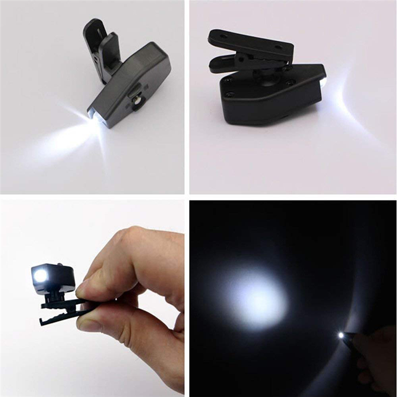 Mini LED Night Light Book Lamp Flexible LED Eyeglass Clip Adjustable Reading Lights For Eyeglass,Tools,Hat