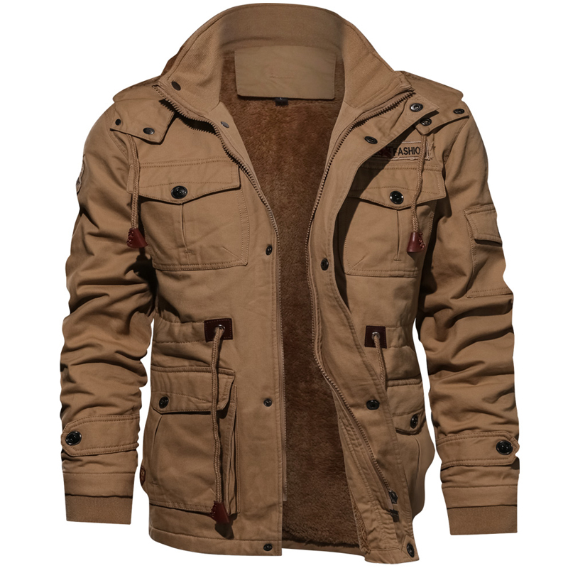 Winter Military Jacket Men Casual Thick Thermal Coat Army Pilot Jackets Air Force Cargo Outwear Fleece Hooded Jacket 4XL Clothes, Champagne
Winter Military Jacket Men Casual Thick Thermal Coat Army Pilot Jackets Air Force Cargo Outwear Fleece Hooded Jacket 4XL Clothes, Champagne