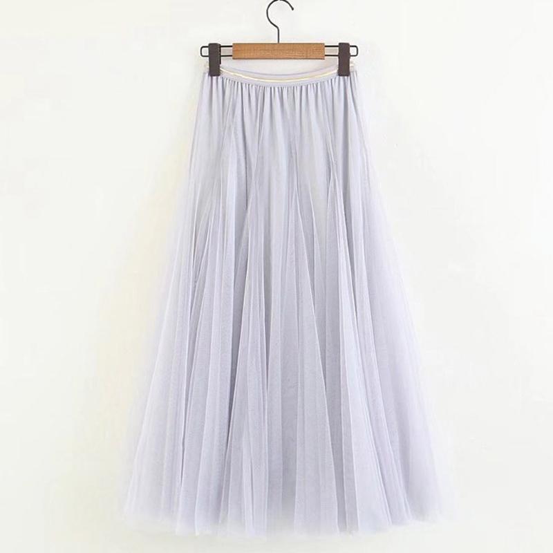 KLV Polyester skirts Female Pleated Skirt Big Pendulum Code Show Thin Joker Beach Fairy Long skirt Tutu Net Skirts Drop 3.29
KLV Polyester skirts Female Pleated Skirt Big Pendulum Code Show Thin Joker Beach Fairy Long skirt Tutu Net Skirts Drop 3.29