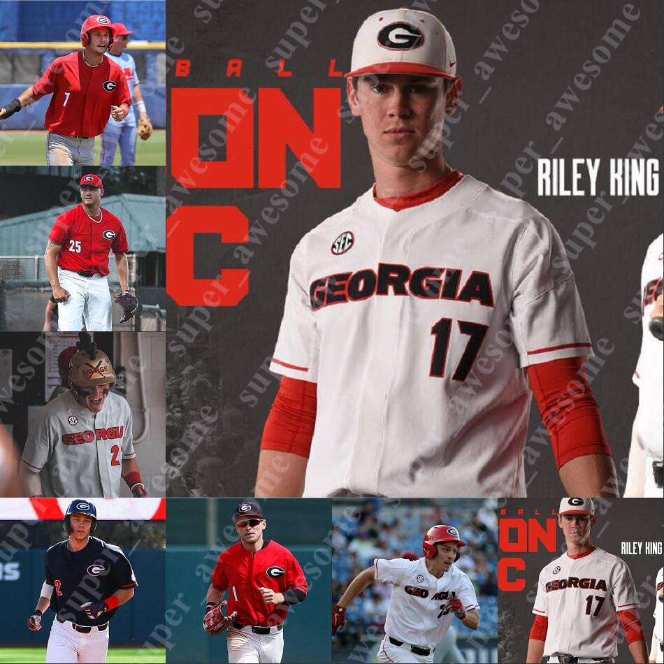 Georgia Bulldogs Baseball Jersey Randon Jernigan Garrett Brown C.J. Smith Jonathan Cannon Will Childers Justin Glover Logan Moody Jack Gowen, Blue;black
Georgia Bulldogs Baseball Jersey Randon Jernigan Garrett Brown C.J. Smith Jonathan Cannon Will Childers Justin Glover Logan Moody Jack Gowen, Blue;black