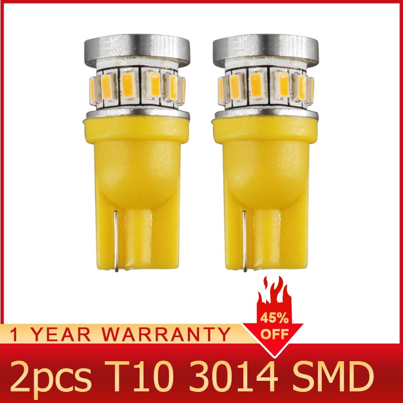 ROADOT T10 Wedge 194 3014 Yellow Amber LED Side Marker Lights Bulbs W5W Car LED Turn Signal Bulb Reverse Brake Lamp, As pic
ROADOT T10 Wedge 194 3014 Yellow Amber LED Side Marker Lights Bulbs W5W Car LED Turn Signal Bulb Reverse Brake Lamp, As pic