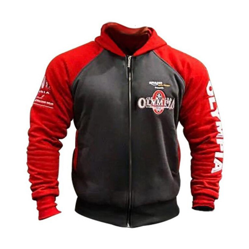 2019 New Men Gyms Hoodies Gyms Fitness Bodybuilding Sweatshirt Zipper Sportswear Male Workout Hooded Jacket Clothing V191105 - view 3
