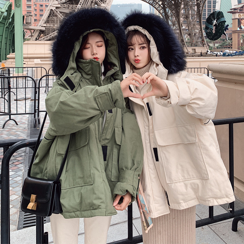 Jacket Female Autumn Winter Jacket Women Faux Fur Collar Hooded Parkas Mujer Thicken Outerwear Cotton Coat Women C5795, Army green
Jacket Female Autumn Winter Jacket Women Faux Fur Collar Hooded Parkas Mujer Thicken Outerwear Cotton Coat Women C5795, Army green