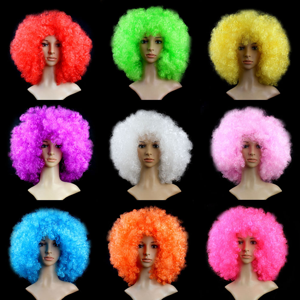 Color head Wig Funny fan headgear Clowns perform headdress props Holiday party supplies
Color head Wig Funny fan headgear Clowns perform headdress props Holiday party supplies