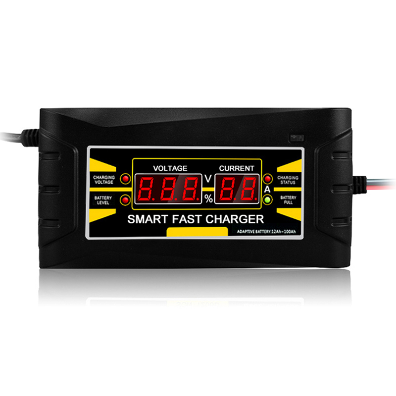 Full Automatic Auto Battery Charger 12V 6A Smart Fast Power Charging Lead Acid For Car Motorcycle