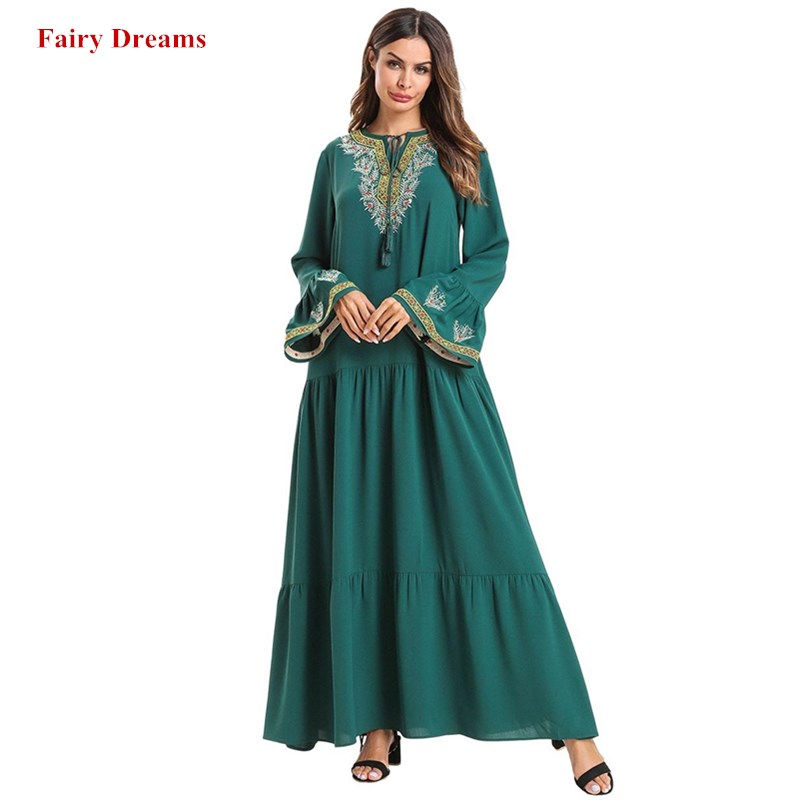 Women Abaya Turkish Dubai Turkey Kimono Green Muslim Dress Kaftan Bangladesh Arab Robe Islamic Plus Size Clothing 4XL Dresses
Women Abaya Turkish Dubai Turkey Kimono Green Muslim Dress Kaftan Bangladesh Arab Robe Islamic Plus Size Clothing 4XL Dresses