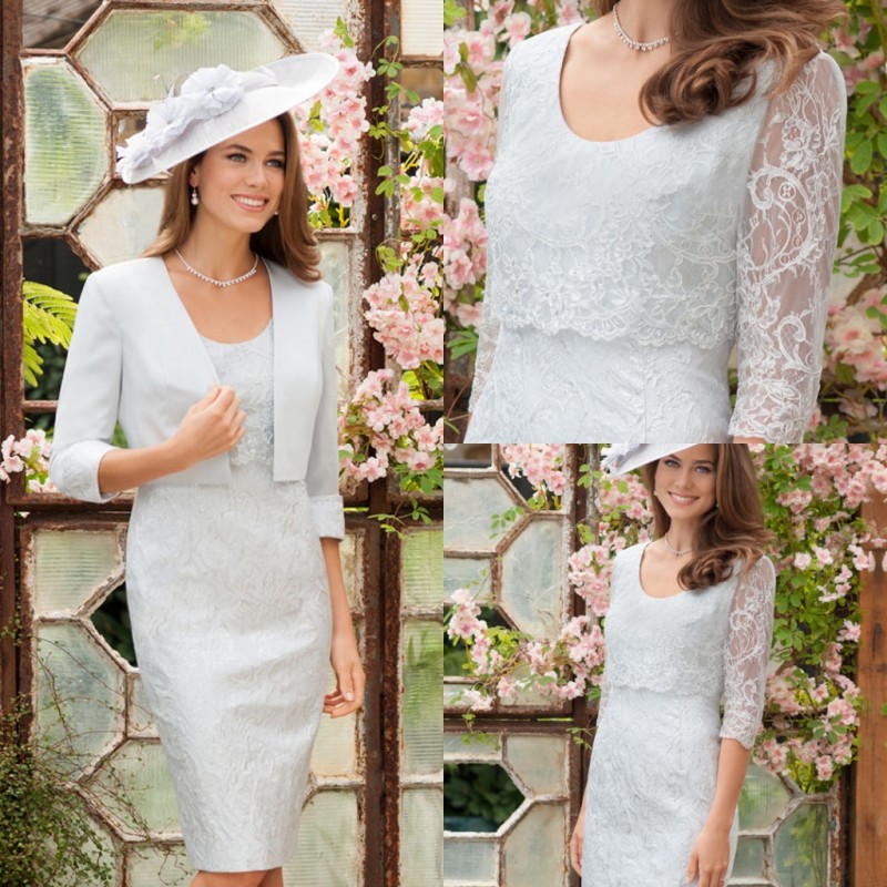 Newest Sheath Ispirato Mother of The Bride Dress Jewel Neck Long Sleeve Applique Two Pieces Wedding Guest Dresss Knee Length Evening Gown
Newest Sheath Ispirato Mother of The Bride Dress Jewel Neck Long Sleeve Applique Two Pieces Wedding Guest Dresss Knee Length Evening Gown