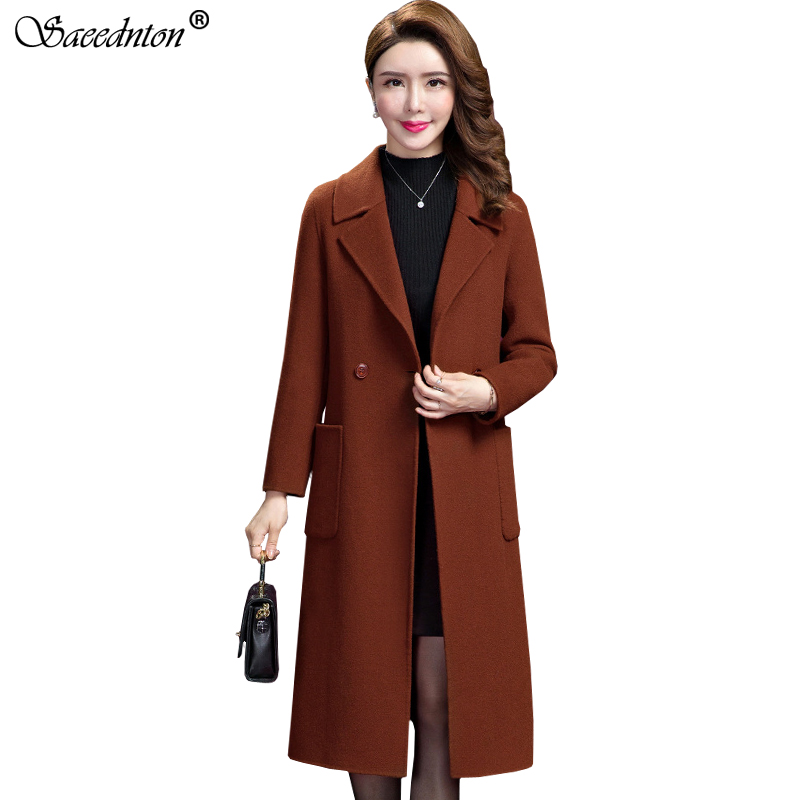 2020 Winter Clothes Long Wool Slim Coats Women Fashion Woolen Jackets Fashion Double-breasted Elegant Casual Blends Overcoat 5XL, Color 3
2020 Winter Clothes Long Wool Slim Coats Women Fashion Woolen Jackets Fashion Double-breasted Elegant Casual Blends Overcoat 5XL, Color 3