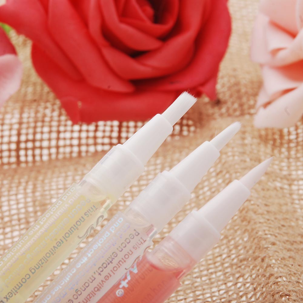 8Pcs Nail Nutrition Oil Pen Nail Art Treatment Cuticle Revitalizer Oil Prevent Agnail Nail Polish Nourish Skin Different Flavors - view 5