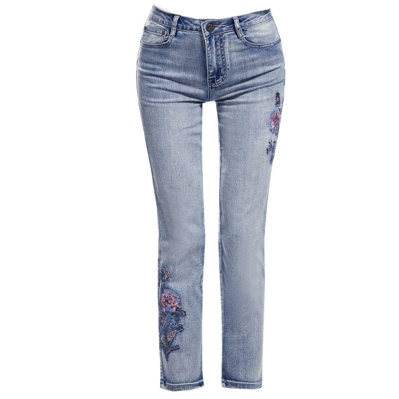 2019 Embroidery Flower High Waist Jeans Women Streetwear Harajuku Elastic Skinny Casual Pants Women Boyfriend 5XL, Light blue
2019 Embroidery Flower High Waist Jeans Women Streetwear Harajuku Elastic Skinny Casual Pants Women Boyfriend 5XL, Light blue