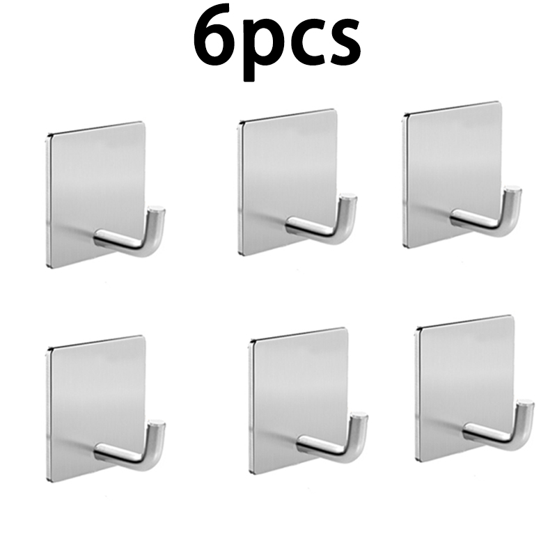 Adhesive Hooks Heavy Duty Wall Hangers Hooks Waterproof Stainless Steel Towel Hanger Holder SP99
Adhesive Hooks Heavy Duty Wall Hangers Hooks Waterproof Stainless Steel Towel Hanger Holder SP99