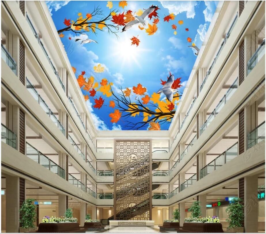 Custom home decoration ceiling mural HD fantasy autumn leaves flowers clouds flying pigeons zenith mural wall murals 3d landscapes room, Non-woven
Custom home decoration ceiling mural HD fantasy autumn leaves flowers clouds flying pigeons zenith mural wall murals 3d landscapes room, Non-woven