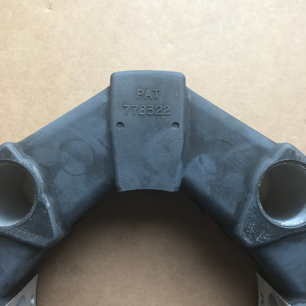 centaflex SIZE 50 Japan mikipulley rubber coupling PAT 778322 CENTA Applied to construction machinery such as air compressors9865634