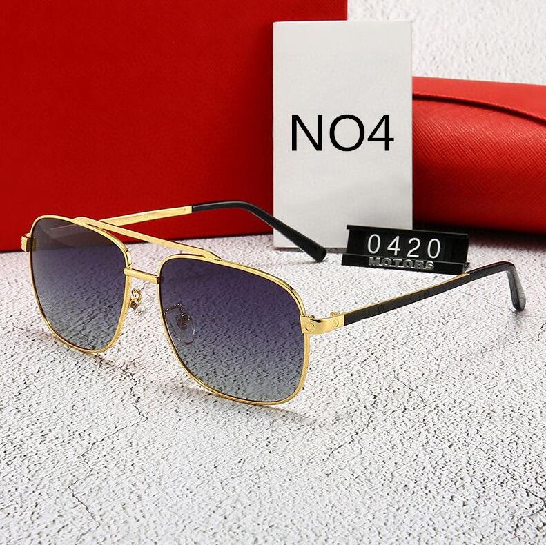 2020 Luxury Designer Mens Sunglasses Fashion Goggle Sunglasses UV400 0420 5 Colors Excellent Quality with Box