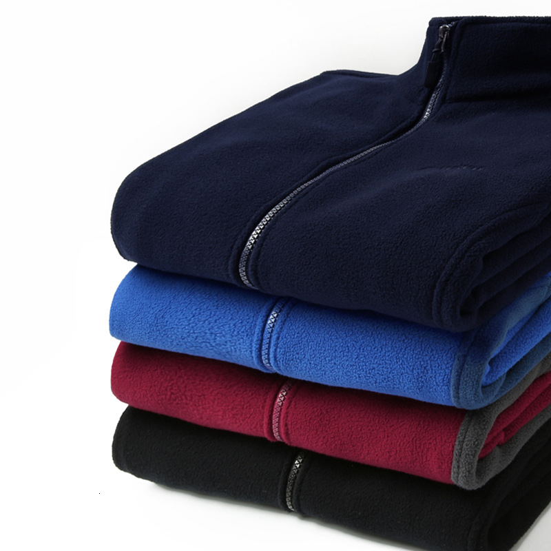 Fleece Mens Jacket Large Sizes 10xl 8xl 9xl 7xl 6xl Big and Tall Men Clothing Jacket Liner Autumn Spring Cardigan Plus Coat Male CJ191206