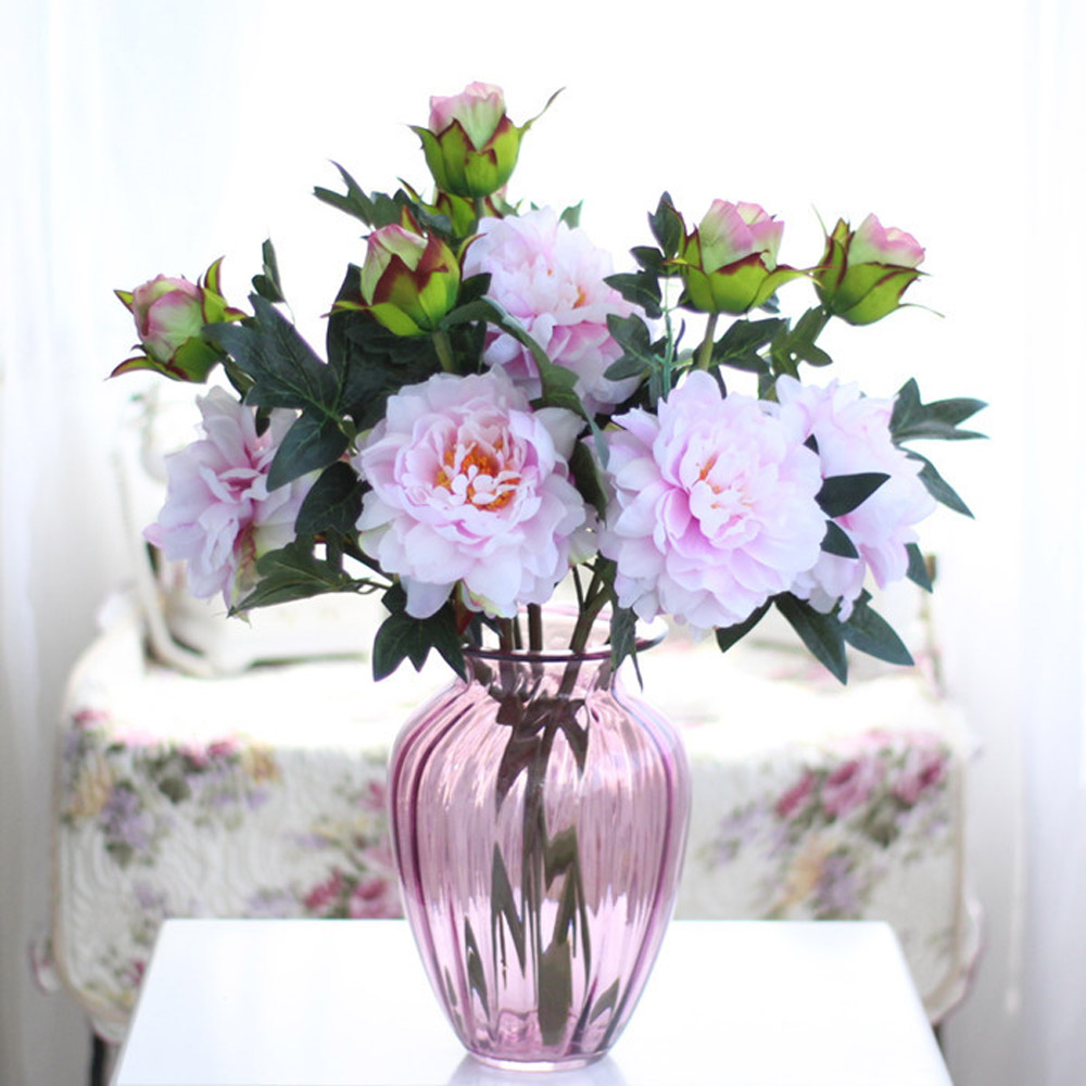 10pcs/lot Wedding Party Favor Pink White Red 6 Colors 2 Heads Silk Cloth Peony Branch Home Art Decor Artificial Flowers
10pcs/lot Wedding Party Favor Pink White Red 6 Colors 2 Heads Silk Cloth Peony Branch Home Art Decor Artificial Flowers