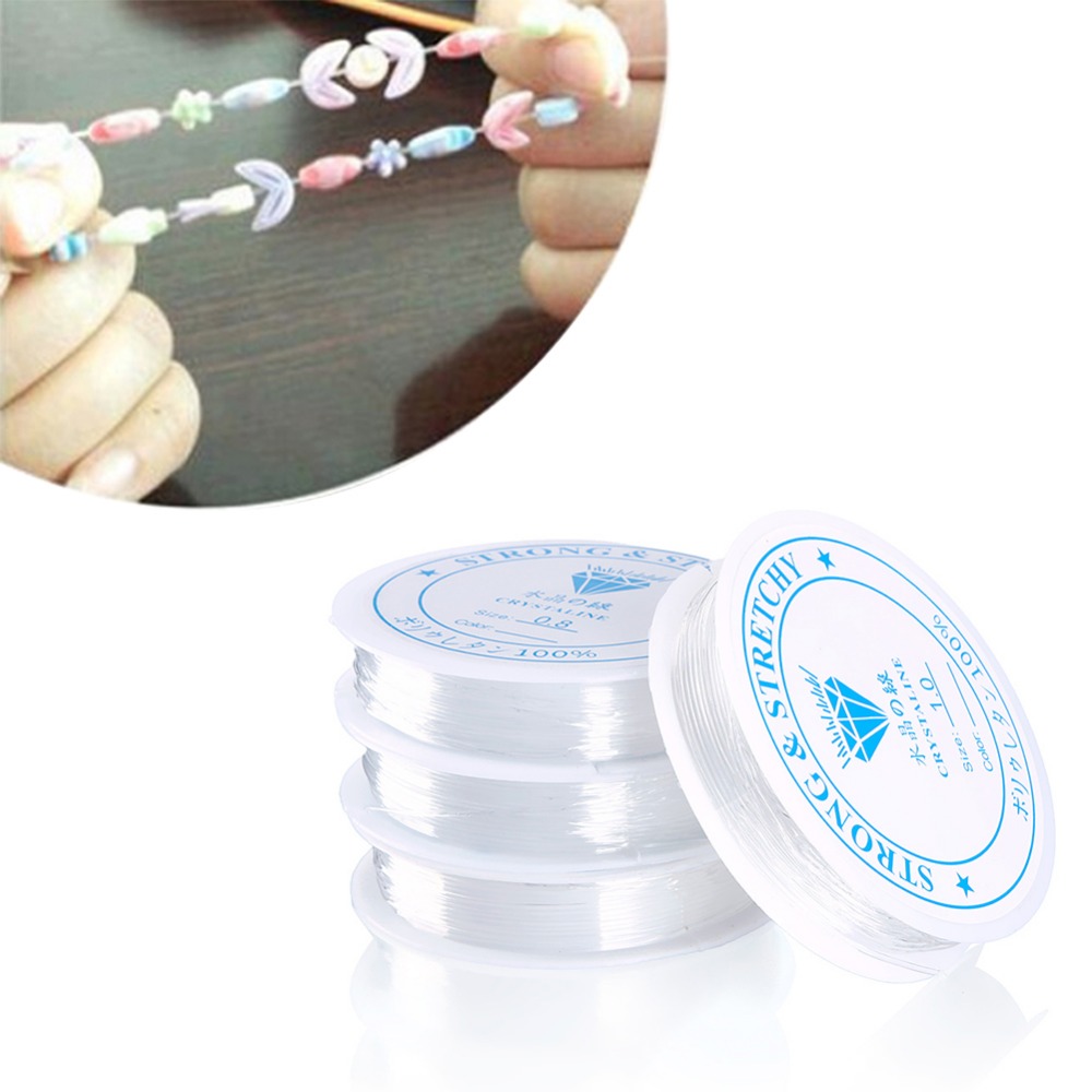 Transparent Stretchy Elastic Jewelry Cord Crystal Line Beading Rope String Cord/String/Thread DIY Handmade Bracelet&Necklace Accessories