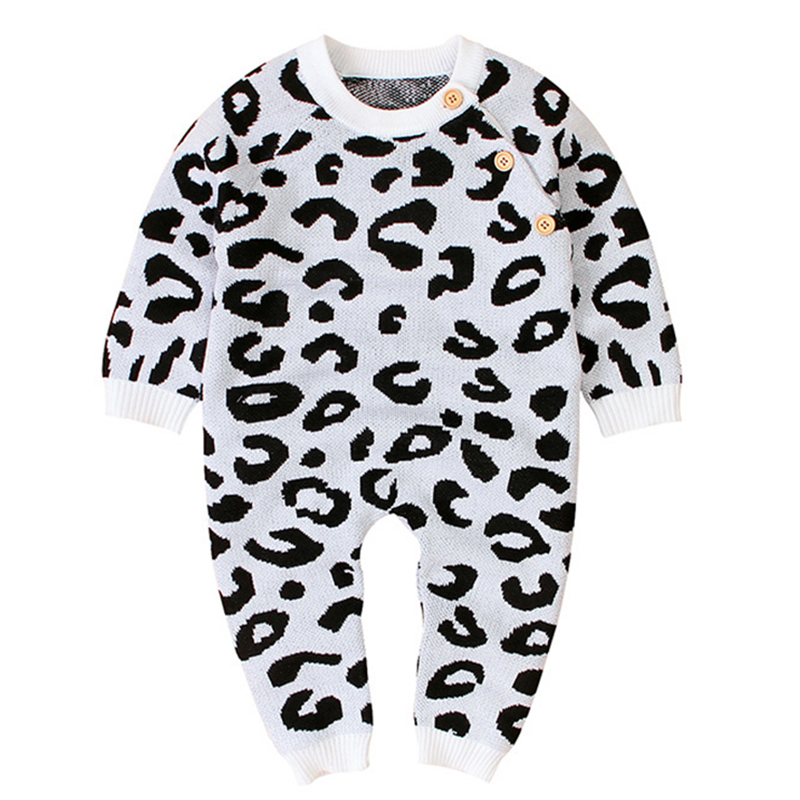 Autumn Winter Newborn Clothes Baby Boys Girls Knit Romper Leopard Print Sweater Jumpsuit Outfit Long Sleeve Children Overall, 82w282 black
Autumn Winter Newborn Clothes Baby Boys Girls Knit Romper Leopard Print Sweater Jumpsuit Outfit Long Sleeve Children Overall, 82w282 black
