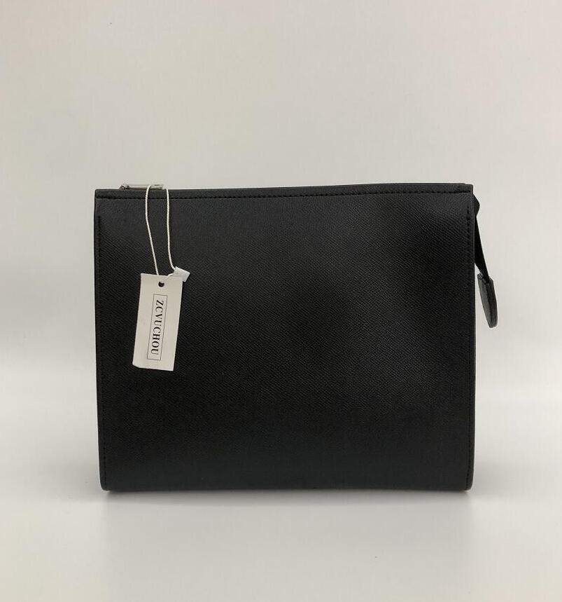 New Travel Toiletry Pouch 26 cm Protection Makeup Clutch Women Genuine Leather Waterproof Cosmetic Bags For Women + Dust Bag, Black
New Travel Toiletry Pouch 26 cm Protection Makeup Clutch Women Genuine Leather Waterproof Cosmetic Bags For Women + Dust Bag, Black