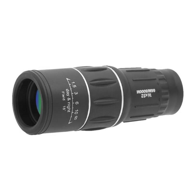 

16X52 HD Dual Focus Monocular Waterproof Outdoor Hunting Spotting Scope Telescope Zoom Optic Lens Binoculars Coating Lenses
