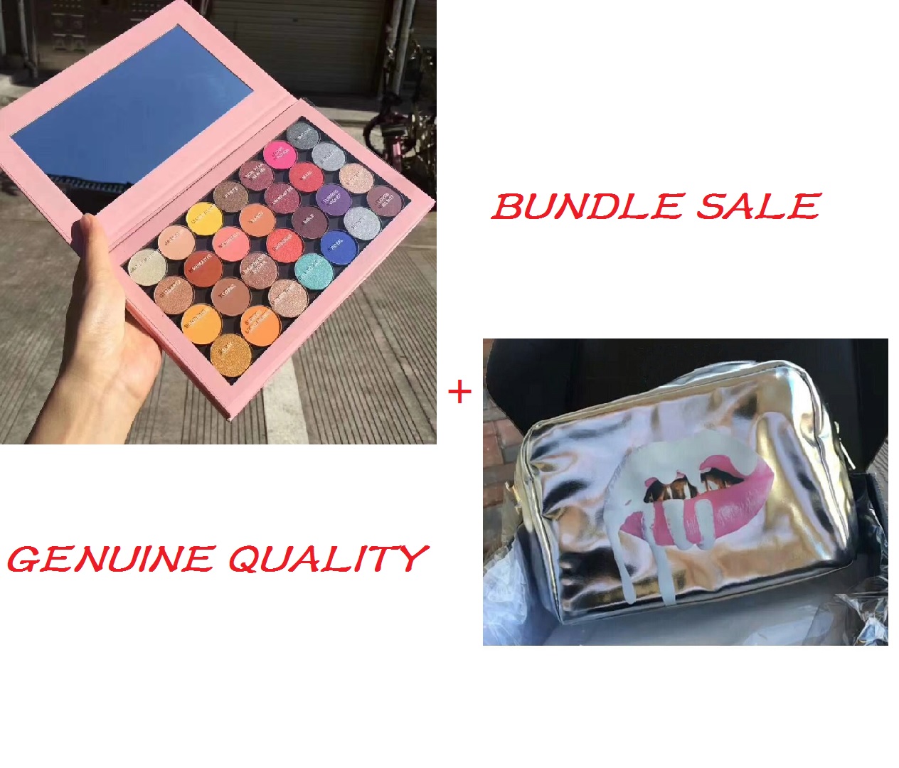 Christmas Cosmetic Bundle Sale Pink One Open Eyeshadow Palette+Silver Zipped Makeup Bag High Quality Blendable Eye Shadow 28 Color Free Ship, Multi
Christmas Cosmetic Bundle Sale Pink One Open Eyeshadow Palette+Silver Zipped Makeup Bag High Quality Blendable Eye Shadow 28 Color Free Ship, Multi