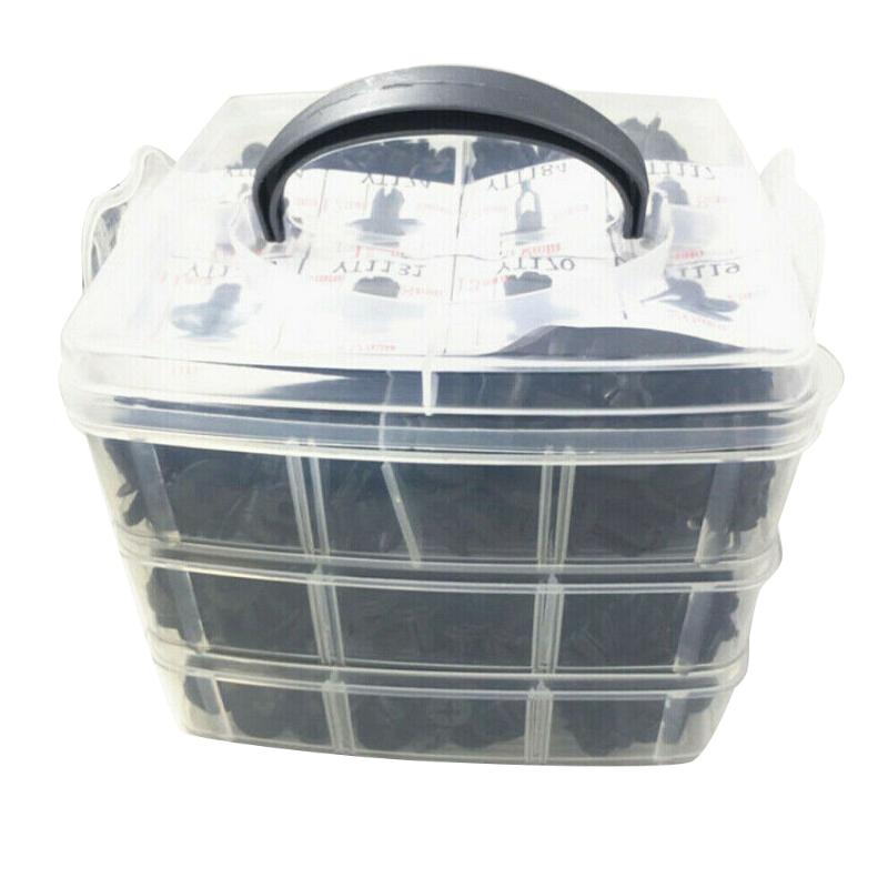 High Quality Plastic Material 630Pcs Boxed Plastic 16 Kinds 3 Layer Car SUV Bumper Fasteners Clips Universal
High Quality Plastic Material 630Pcs Boxed Plastic 16 Kinds 3 Layer Car SUV Bumper Fasteners Clips Universal
