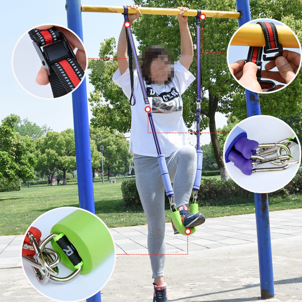 ALBREDA Sport Fitness door Resistance Band Pull up Bar Slings Straps horizontal bar Hanging Belt Chin Up Bar Arm Muscle Training Y200506