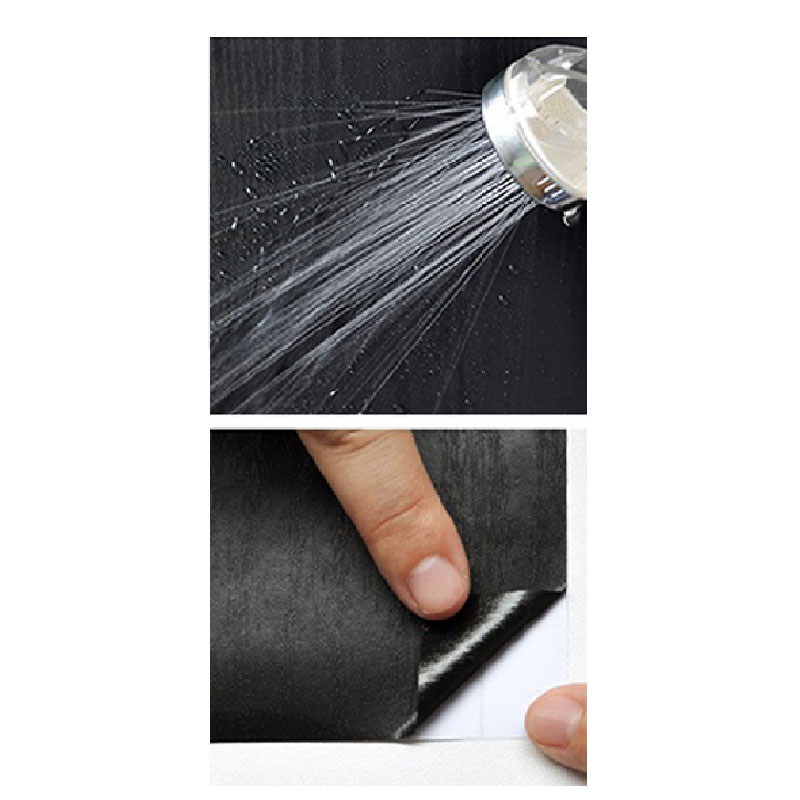 PVC Self Adhesive Waterproof Black Wood Wallpaper Roll For Furniture Door Desktop Cabinets Wardrobe Wall Contact Paper