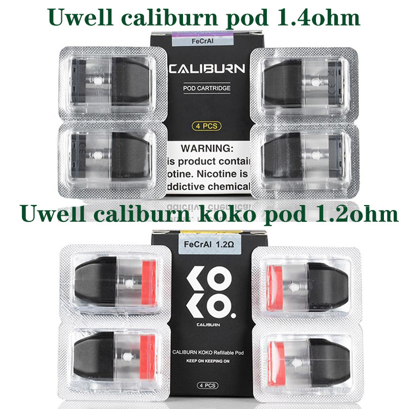 Original UWELL Caliburn 1.4ohm Pod &Caliburn koko pod 1.2ohm With 2ml Refillable Cartridge For UWELL Caliburn&caliburn KOKO Kit
Original UWELL Caliburn 1.4ohm Pod &Caliburn koko pod 1.2ohm With 2ml Refillable Cartridge For UWELL Caliburn&caliburn KOKO Kit