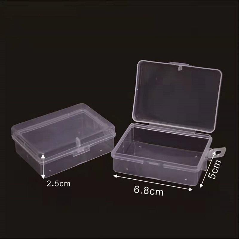 6.8*5*2.5cm Universal Small Packaging Storage Box Plastic Fishing Bait Box