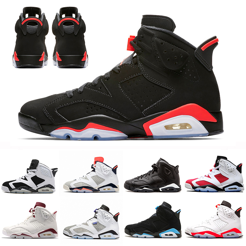 2020 Bred Men 6 6s Basketball Shoes Tinker UNC Black Cat White Infrared Red Carmine Toro Mens Trainer Sport Sneakers 7-13, Marron
2020 Bred Men 6 6s Basketball Shoes Tinker UNC Black Cat White Infrared Red Carmine Toro Mens Trainer Sport Sneakers 7-13, Marron