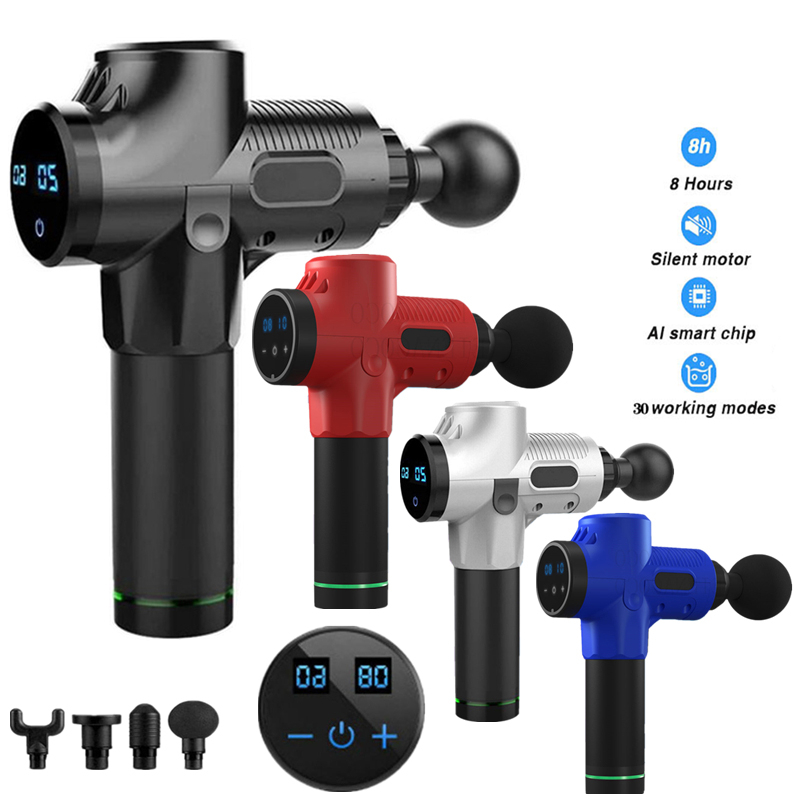 Muscle Massage Gun Deep Tissue Massager Relief Body Relaxation Slimming Shaping Therapy Massager With LCD Display
Muscle Massage Gun Deep Tissue Massager Relief Body Relaxation Slimming Shaping Therapy Massager With LCD Display