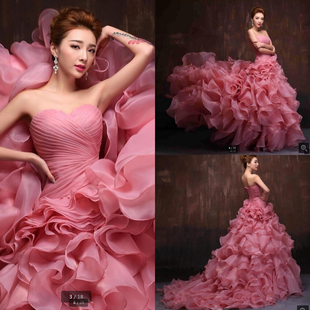 2019 new arrival pink ball gown prom dress ruffled pleated with sweetheart neck prom gowns princess puffy long sweet 16 prom dresses, Yellow
2019 new arrival pink ball gown prom dress ruffled pleated with sweetheart neck prom gowns princess puffy long sweet 16 prom dresses, Yellow