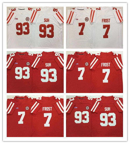 New NCAA 7 Scott Frost jersey Nebraska Cornhuskers 93 Ndamukong Suh mens Football Jersey White Red 100% Stitched Hot Sale, 93 red
New NCAA 7 Scott Frost jersey Nebraska Cornhuskers 93 Ndamukong Suh mens Football Jersey White Red 100% Stitched Hot Sale, 93 red