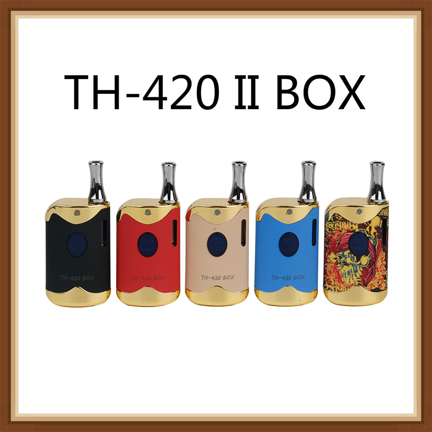 Authentic Kangvape TH-420 II BOX Kit With 650 mAh Battery TH-420 Instructions Vape Box Mod For Thick Oil Cartridge Atomizer 100% Original, Gold
Authentic Kangvape TH-420 II BOX Kit With 650 mAh Battery TH-420 Instructions Vape Box Mod For Thick Oil Cartridge Atomizer 100% Original, Gold