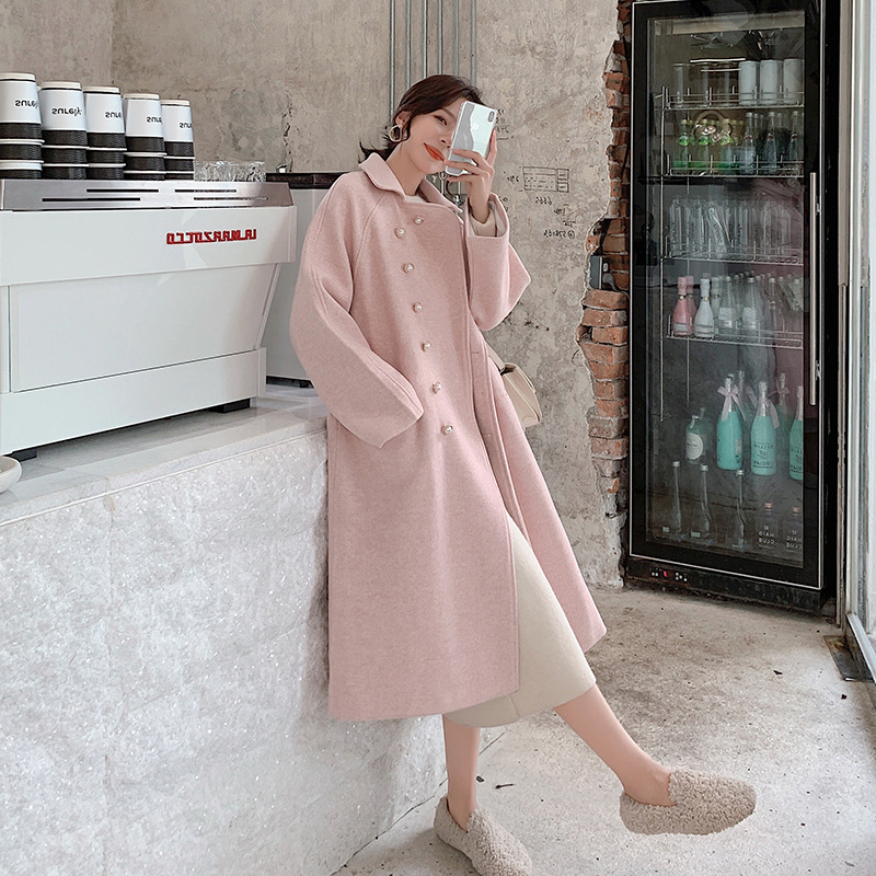 2020New Autumn and winter woolen coat female Mid-Long Korean Overcoat women' popular Temperament woolen coat Cost-effective, Beige
2020New Autumn and winter woolen coat female Mid-Long Korean Overcoat women' popular Temperament woolen coat Cost-effective, Beige
