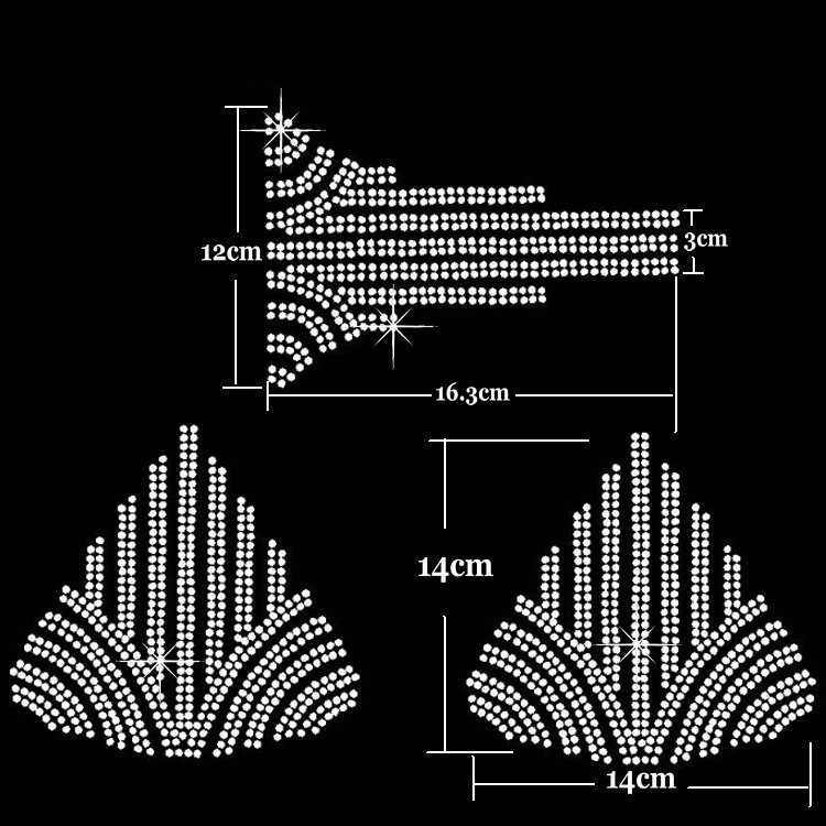 20sets/lot Hotfix Rhinestone Iron On Heat Transfers DIY For Bikini Applique For Underwear, Black
20sets/lot Hotfix Rhinestone Iron On Heat Transfers DIY For Bikini Applique For Underwear, Black