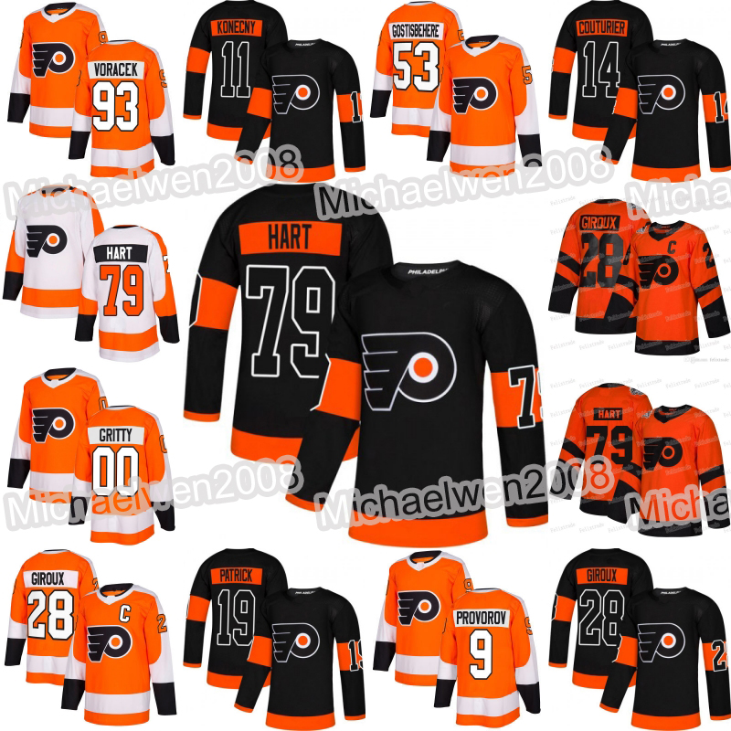 Carter Hart Philadelphia Flyers Claude Giroux Sean Couturier Ivan Provorov Nolan Patrick 00 Gritty Jakub Voracek Shayne Gostisbehere Jersey, Black;red
Carter Hart Philadelphia Flyers Claude Giroux Sean Couturier Ivan Provorov Nolan Patrick 00 Gritty Jakub Voracek Shayne Gostisbehere Jersey, Black;red